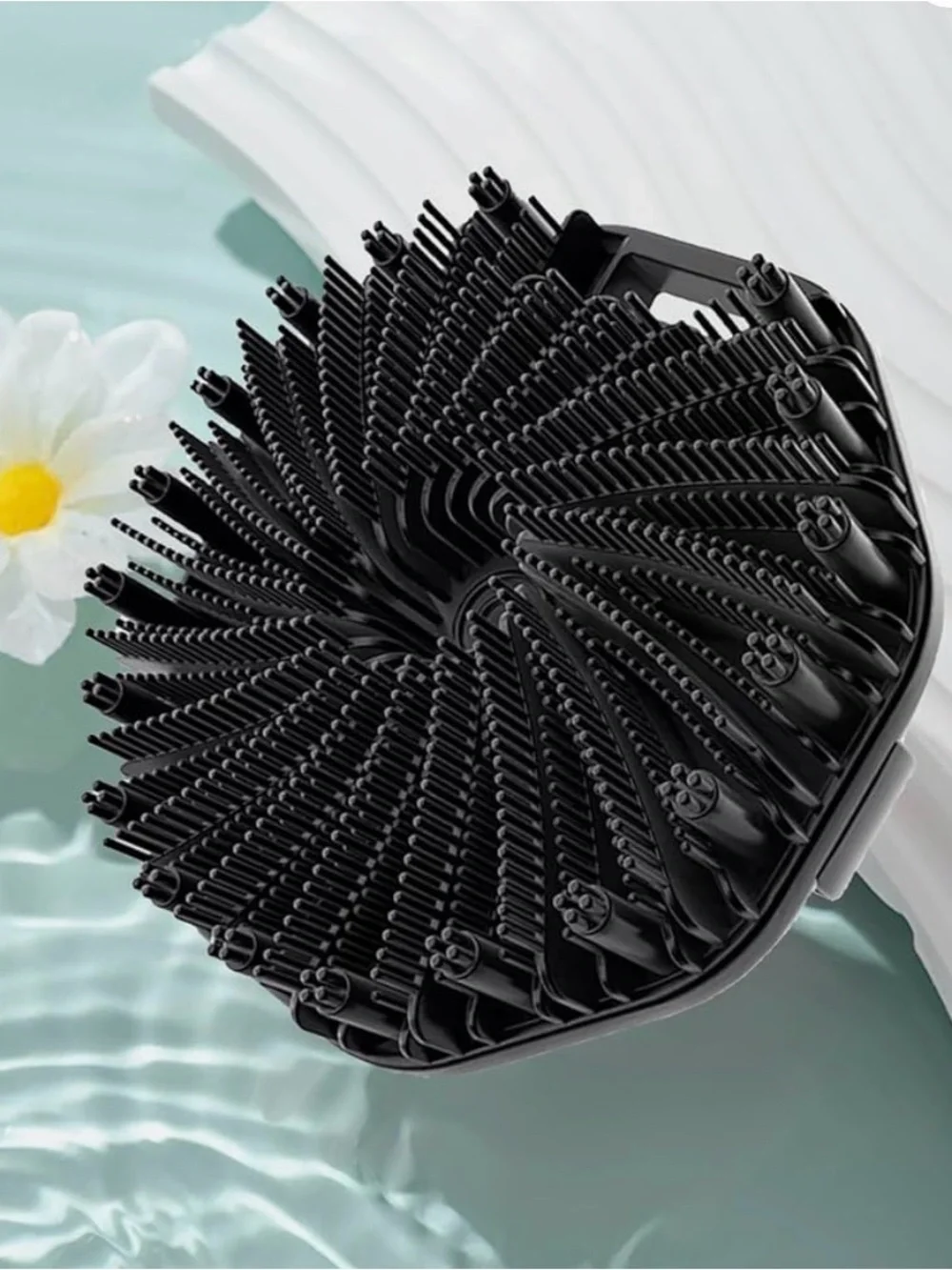 Silicone Body Scrubber Brush- Black NWT